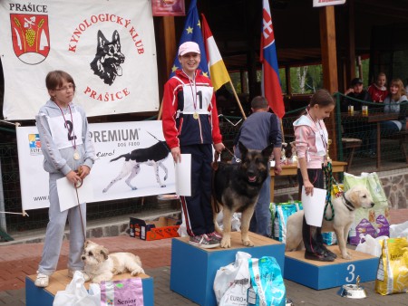 odovzdávanie cien - 1. miesto naša Carinka